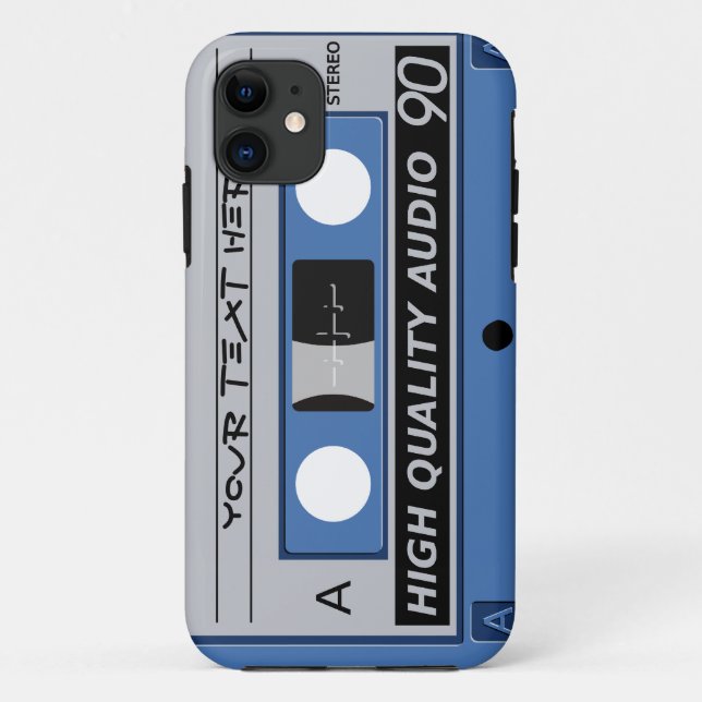 Case-Mate Pour iPhone Bande de cassette personnalisé coque iphone-mate (Dos)