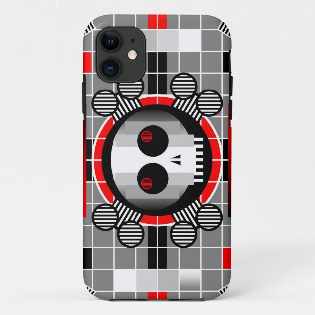 Case-Mate Pour iPhone Coque robuste de l'iPhone TV crâne (Dos)