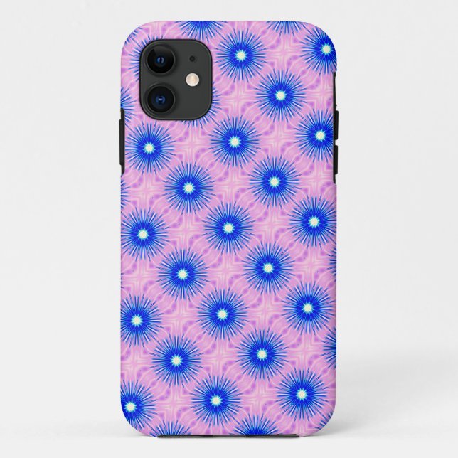 Case-Mate Pour iPhone coque rose et bleu hypnotique (Dos)