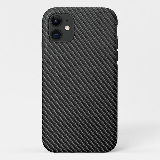 Case-Mate Pour iPhone Coque téléphone/tablette - Fibre de carbone - Noir (Dos)