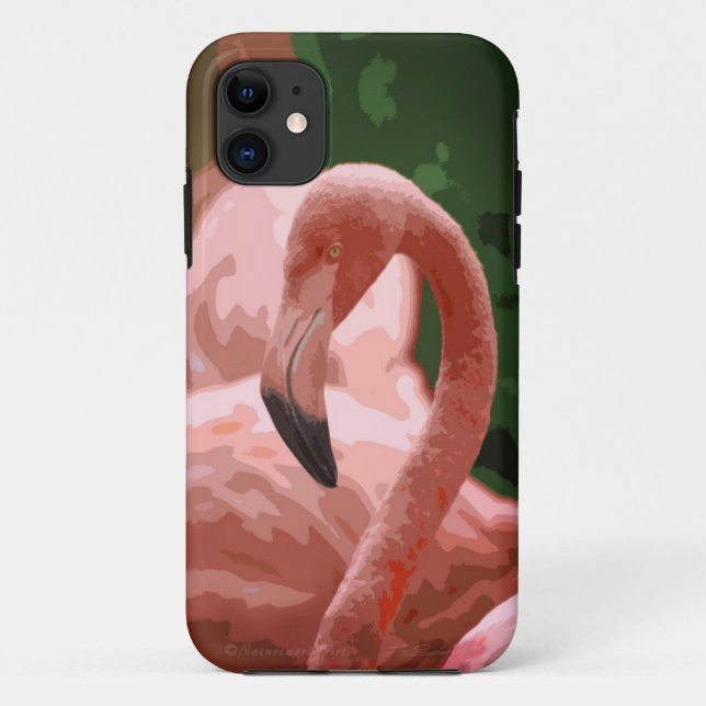 Case-Mate Pour iPhone Flamant rose Pose Art iPhone5 Coque (Dos)