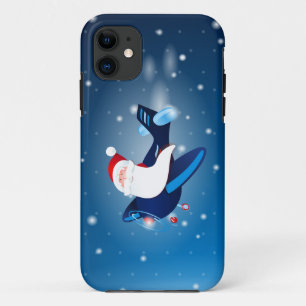 Case-Mate Pour iPhone Ho ho ! Père Noël dans l'avion, coque iPhone5