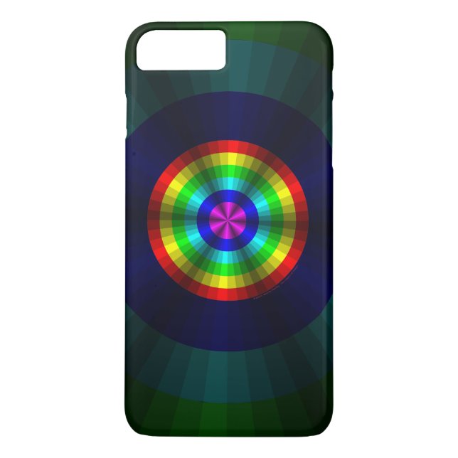 Case-Mate Pour iPhone Illusion Optique Coque arc-en-ciel - Coque Mate (Dos)