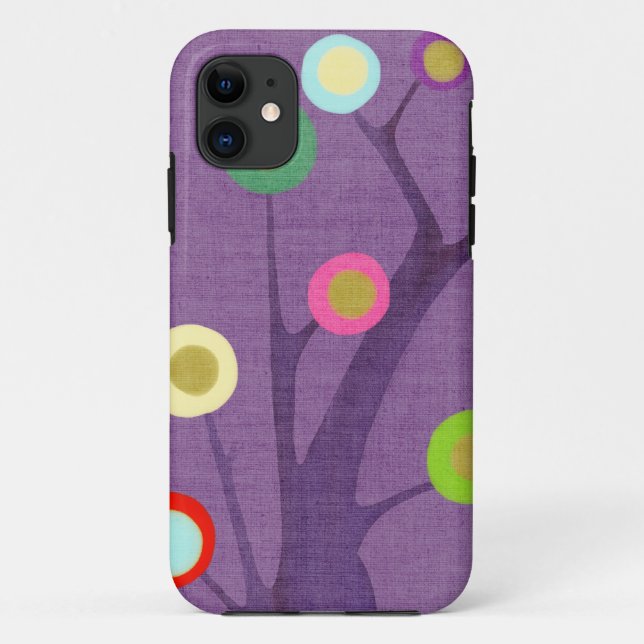 Case-Mate Pour iPhone Jacaranda Purple Tree Coque (Dos)