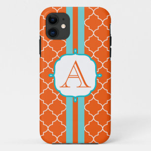 Case-Mate Pour iPhone Orange Monogramme Téléphone 5 Coque