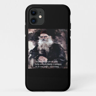 Case-Mate Pour iPhone Tolstoï & Première ligne d'Anna Karenine Coque pou