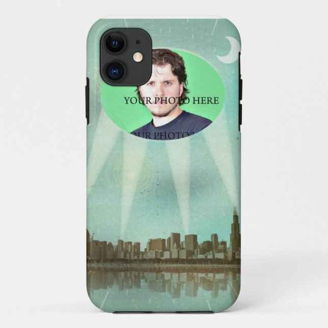 Case-Mate Pour iPhone Ville avec coque photo (Dos)
