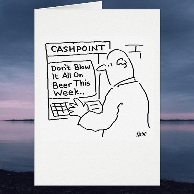 Cashpoint Machine dit : "Ne soufflez pas sur la bi (Créateur téléchargé)