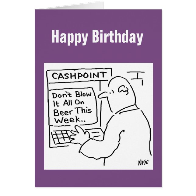 Cashpoint Machine dit : "Ne soufflez pas sur la bi (Devant)