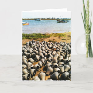 Casiers à la carte vierge de Père Noël Luzia