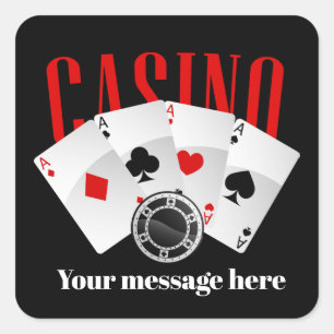 Casino ajouter message partie autocollant