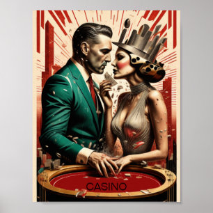 Casino couple Art déco