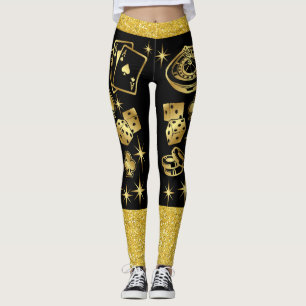 Casino Gambling Pop Fashion Leggings