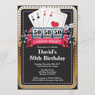 Cartes Casino D Anniversaire Zazzle Fr