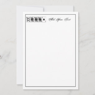 Casino Night Poker Royal Straight Flush Spades