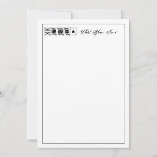 Casino Night Poker Royal Straight Flush Spades