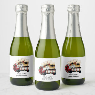 casino, poker, adulte, vin, étiquette de vin, auto