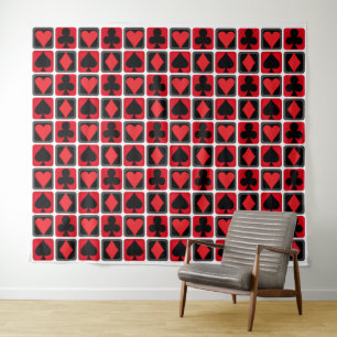 Casino Poker gros costume Print fond Tapisserie