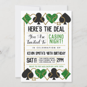 Casino Poker Invitation