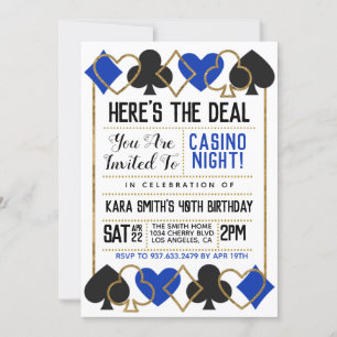Casino Poker Invitation