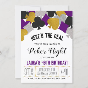 Casino Poker Invitation