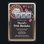 Casino Poker Invitation Carte de jeu d'anniversair<br><div class="desc">Invitation d'anniversaire Poker Playing Card Casino Gold. invitation de la parties scintillant d'or du thème du casino,  18e 20e 21e 30e 40e 50e 60e 70e 80e 90e 100e,  n'importe quel âge.
Pour plus de personnalisation,  cliquez sur le bouton "Customiser" et utilisez notre outil de conception pour modifier ce modèle.</div>