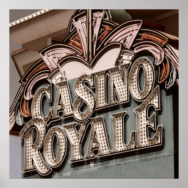 Casino Royale Las Vegas Retro Poster (Devant)