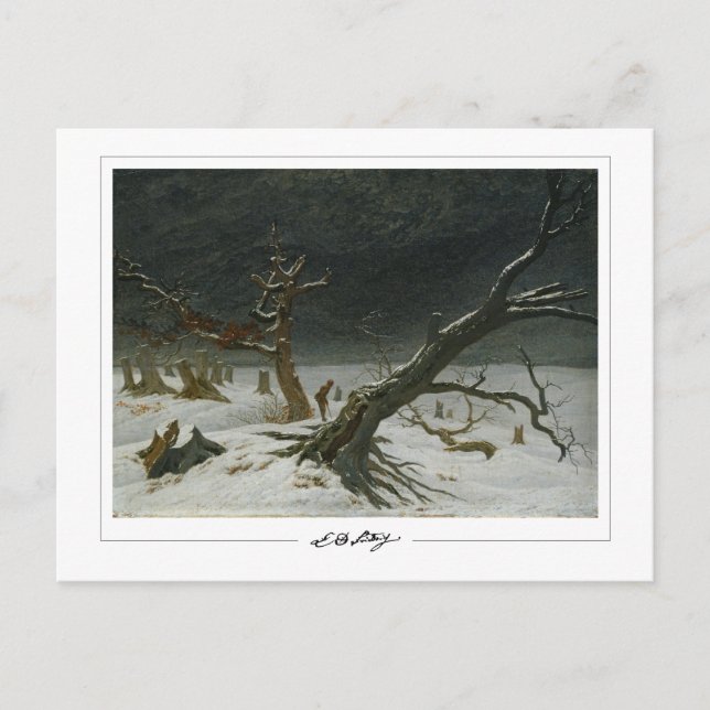 Caspar David Friedrich #128 - Carte postale d'art  (Devant)