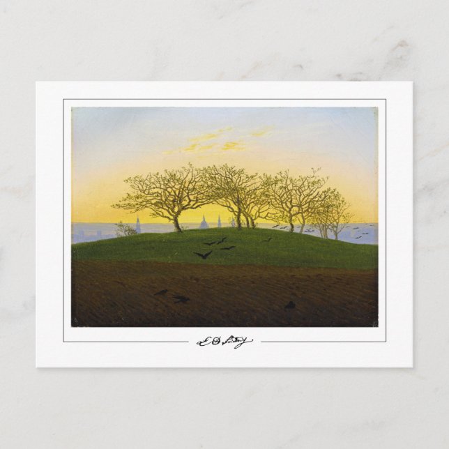 Caspar David Friedrich #137 - Carte postale d'art  (Devant)