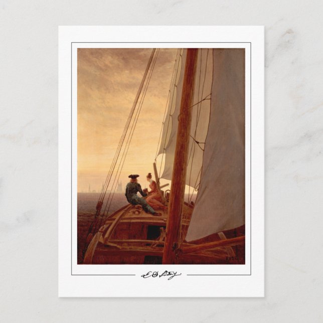 Caspar David Friedrich #141 - Carte postale Art (Devant)