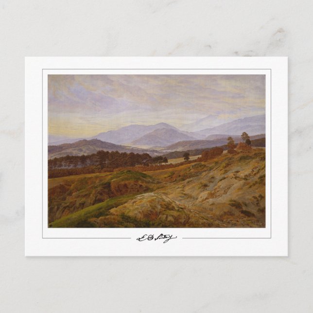 Caspar David Friedrich #21 - Carte postale d'art (Devant)