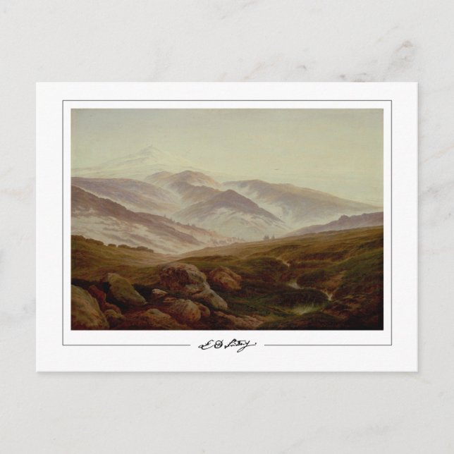 Caspar David Friedrich #22 - Carte postale d'art (Devant)