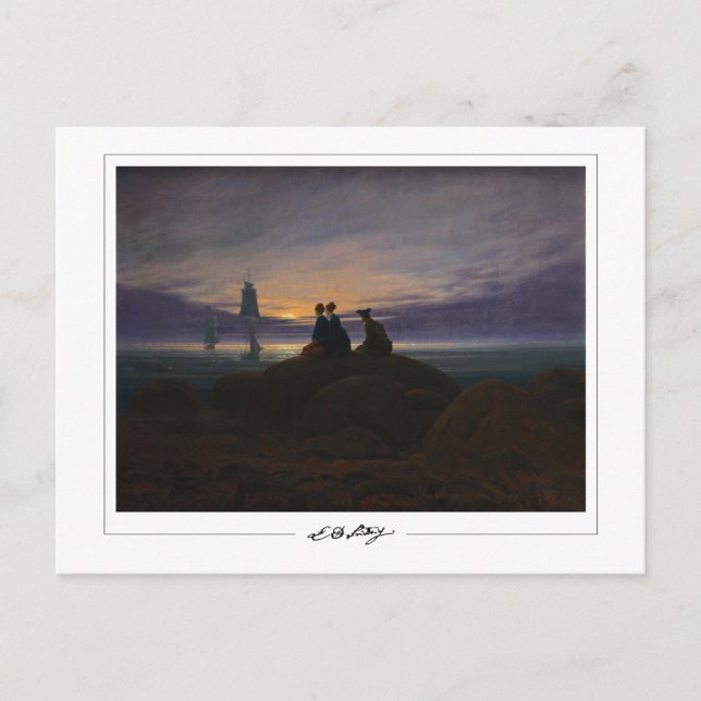 Caspar David Friedrich #22 - Carte postale d'art (Devant)
