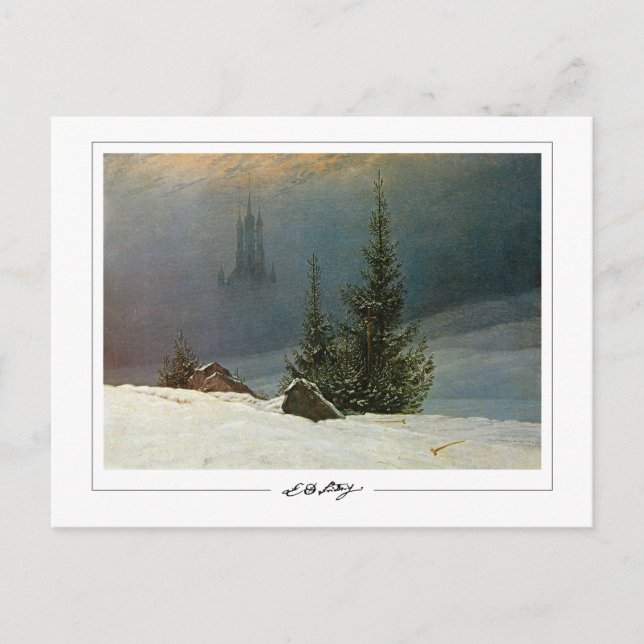 Caspar David Friedrich #23 - Carte postale d'art (Devant)