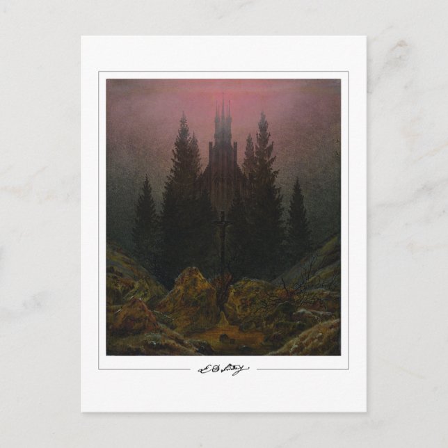 Caspar David Friedrich #3 - Carte postale Art (Devant)