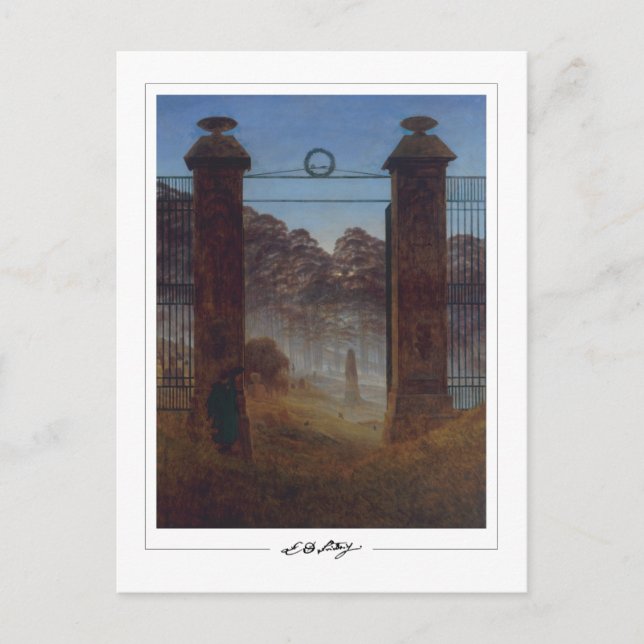 Caspar David Friedrich #4 - Carte postale d'art (Devant)