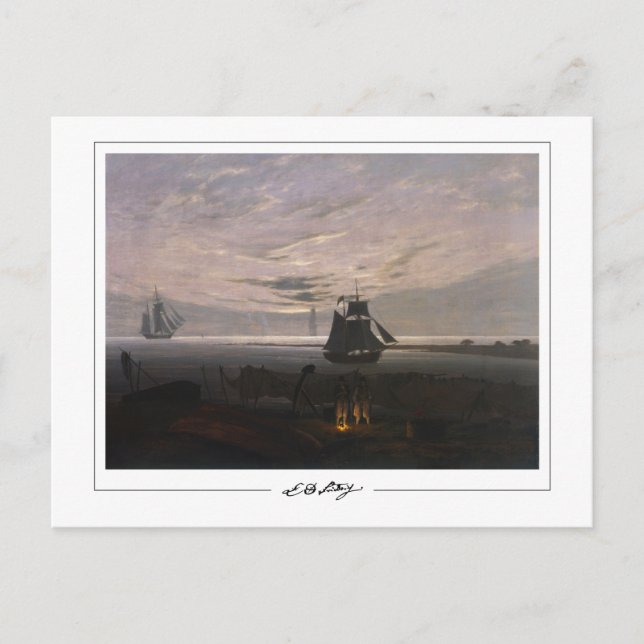 Caspar David Friedrich #59 - Carte postale d'art (Devant)