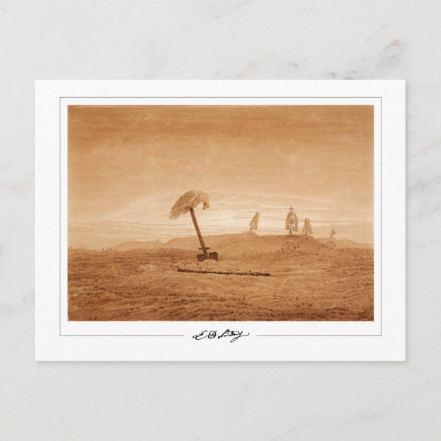 Caspar David Friedrich #5 - Carte postale d'art (Devant)
