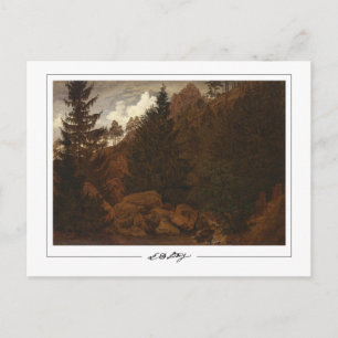 Caspar David Friedrich #61 - Carte postale d'art
