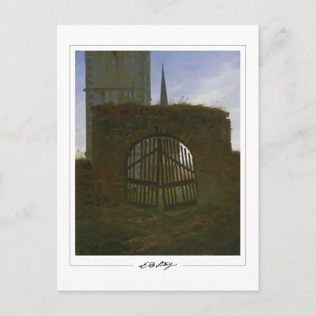 Caspar David Friedrich #62 - Carte postale Art (Devant)