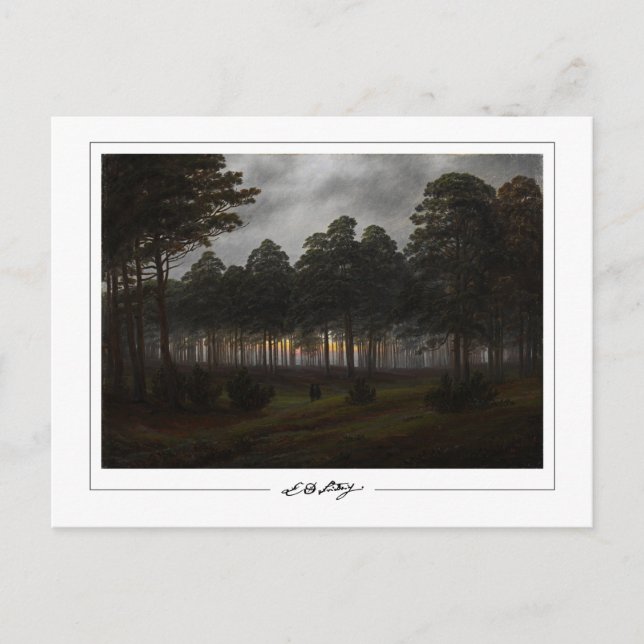 Caspar David Friedrich #72 - Carte postale d'art f (Devant)