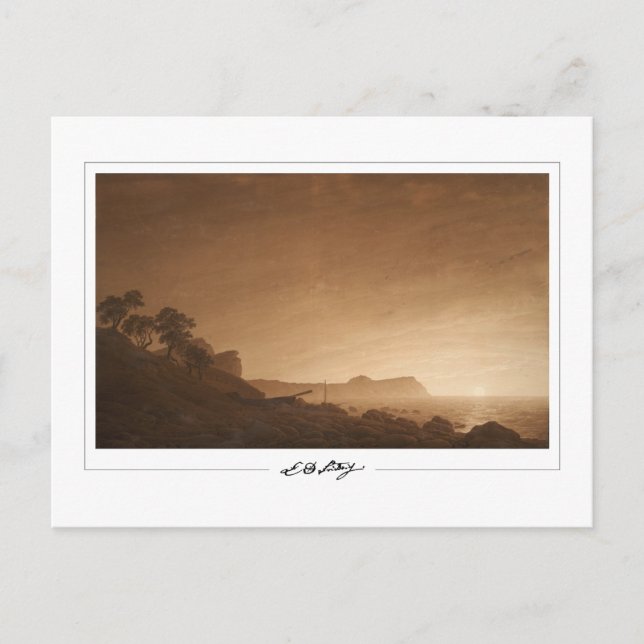 Caspar David Friedrich #7 - Carte postale Art (Devant)
