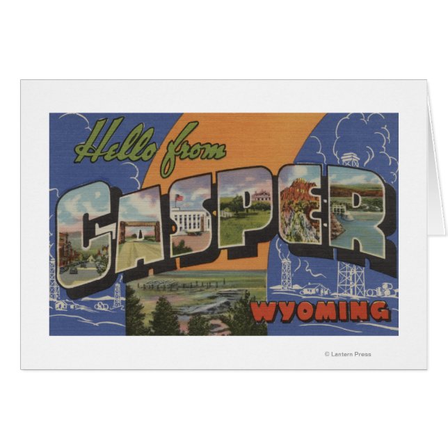 Casper, Wyoming - Scènes de grandes lettres (Devant horizontal)