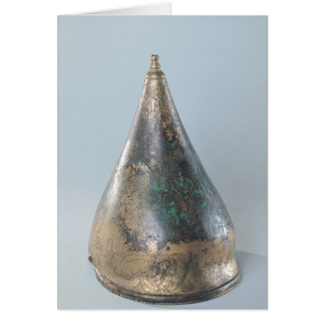 Casque avec décoration incise (Devant)