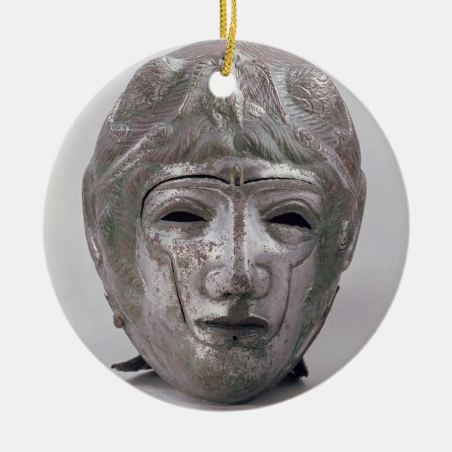 Casque avec la décoration d'Eagle, romaine (Devant)
