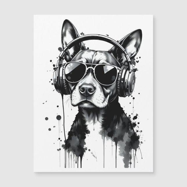 Casque de chien cool Cute Animaux de compagnie enc (Devant)