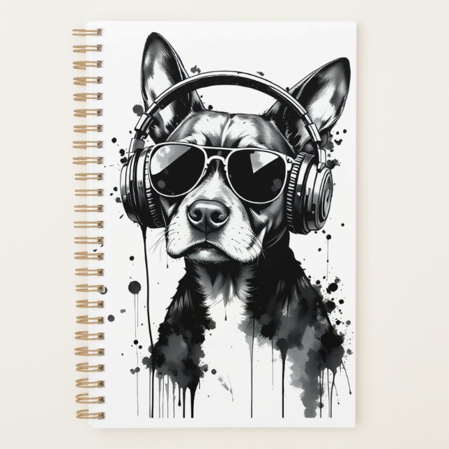 Casque de chien cool Cute Animaux de compagnie enc (Devant)