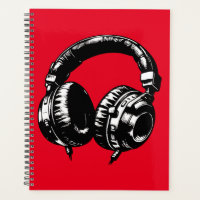 Casque de musique DJ Musique noire