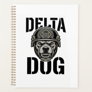 Casque Delta Dog Bulldog Gravure Vintage Design_