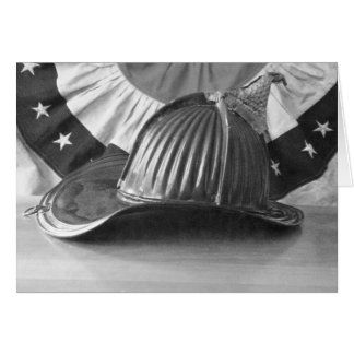 Casque d'incendie antique